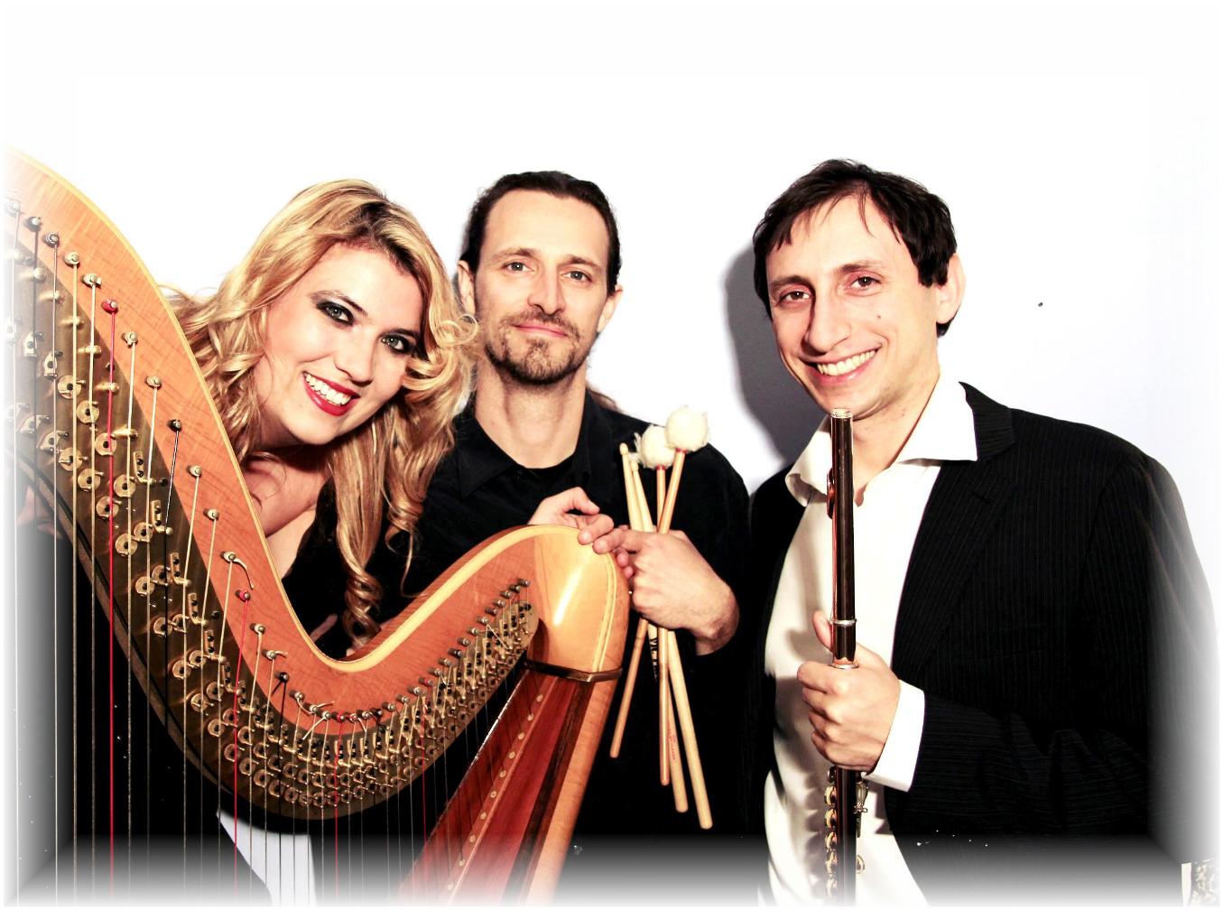 Trio ALCHIMEA Terzano-Manco-Mattea ARPA, FLAUTO, PERCUSSIONI